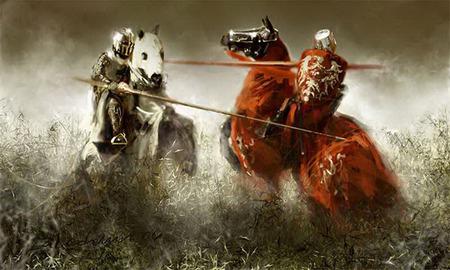 Lupte medievale pe cai